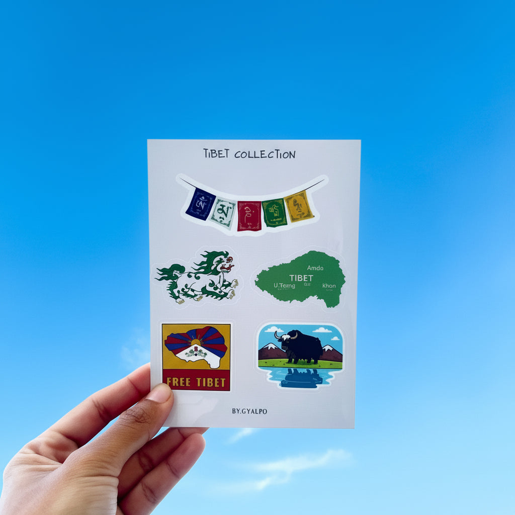 The Tibet Collection Sticker Sheet